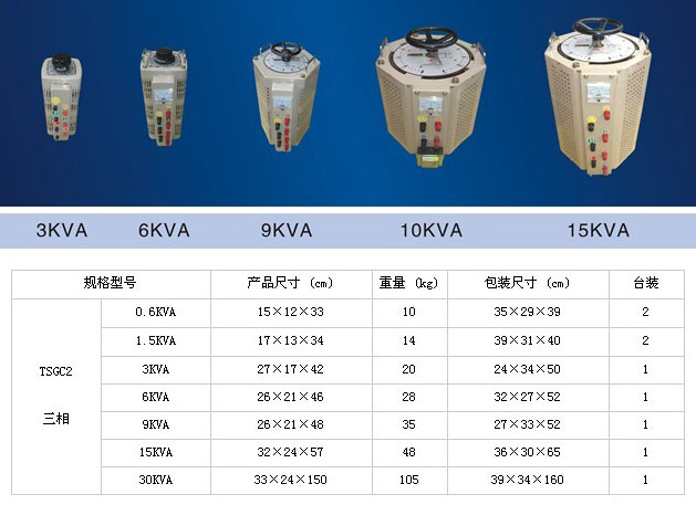 TDGC2J單相手動(dòng)調(diào)壓器(3KVA）